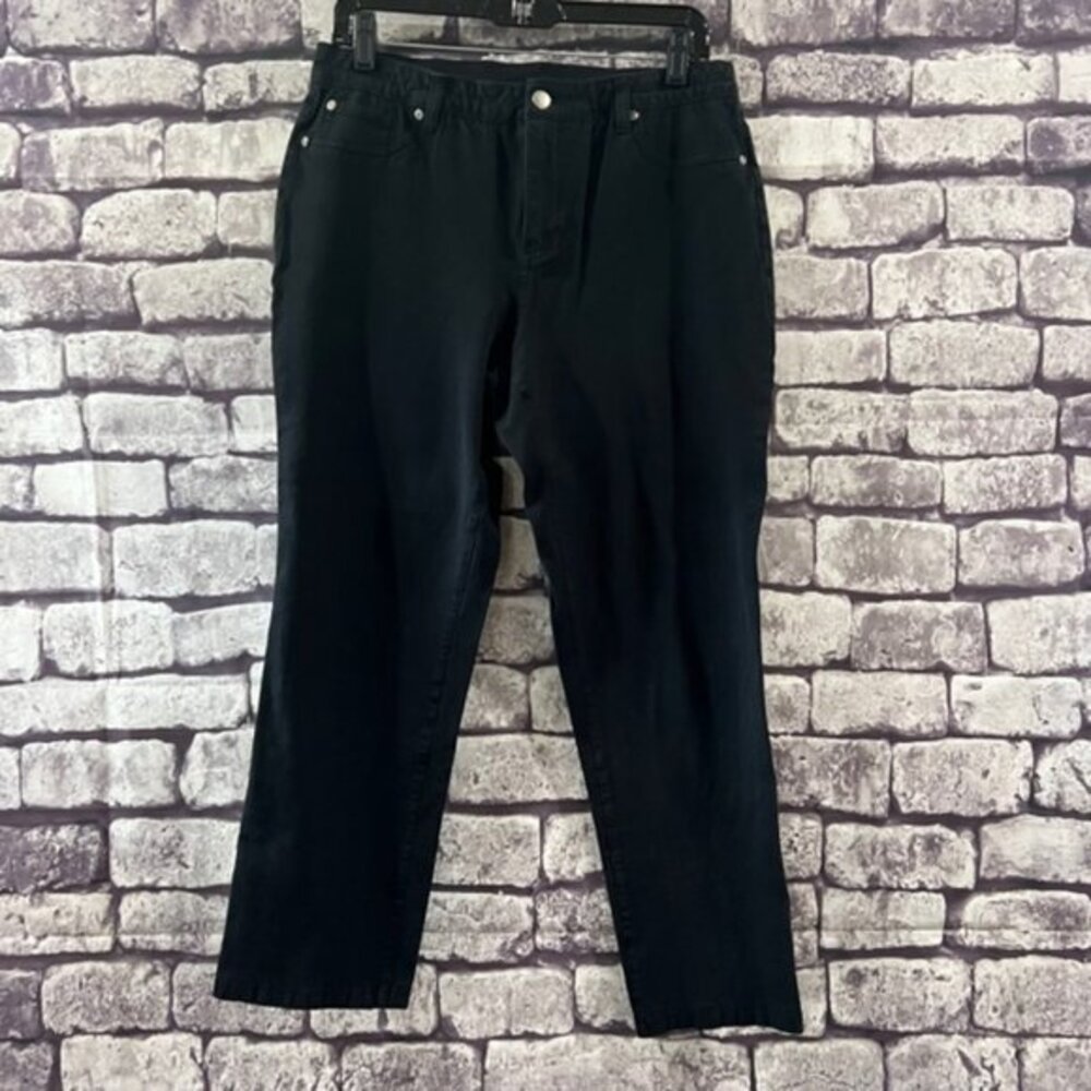 Chico's Black 5 Pocket Style Jeans Size L/12